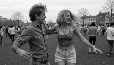 AI-generated film still from Me-Me exploring identity and unlived destinies in Milan